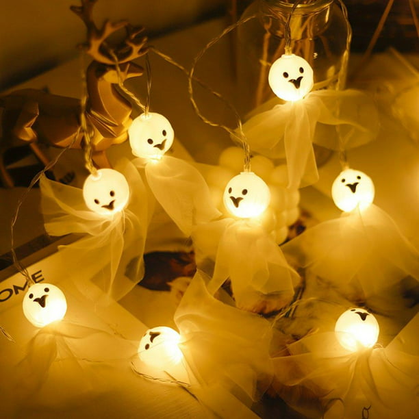 LED Fairy String Light Ghost Home Party Decoration Battery Operated Lamp